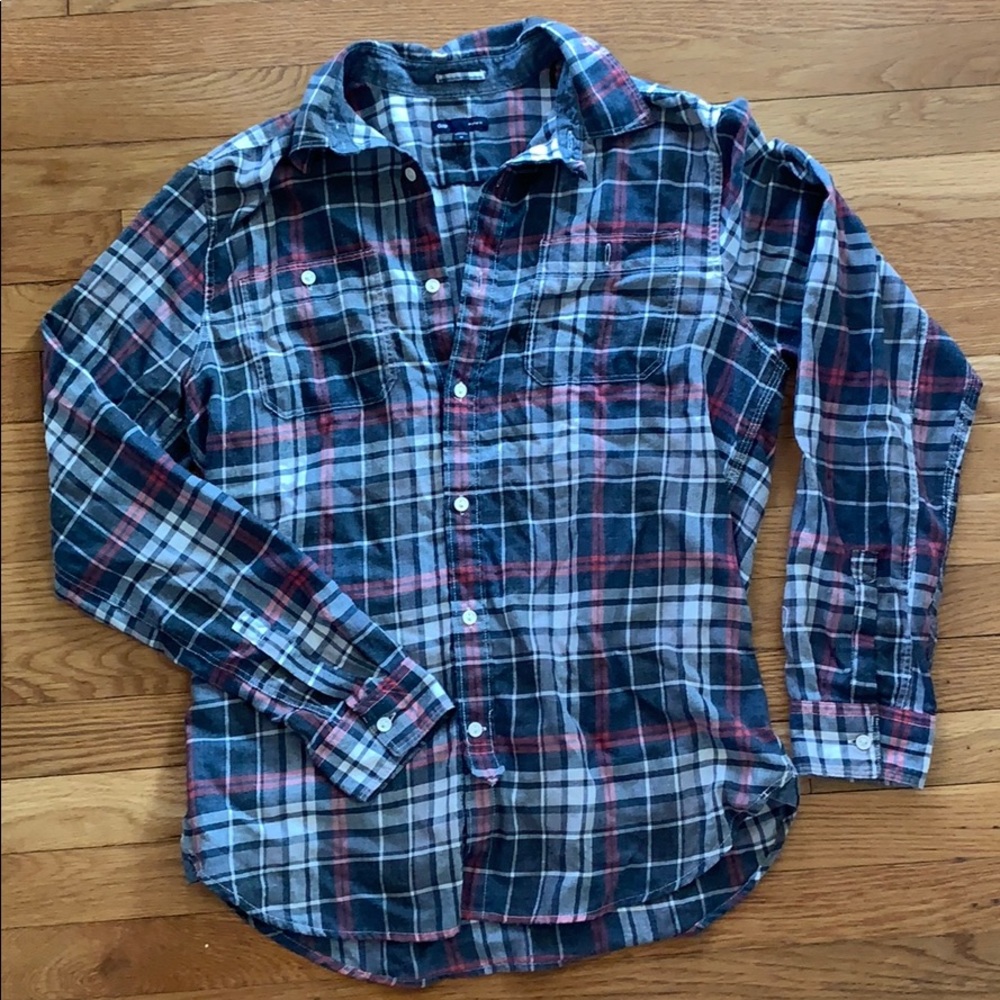 Gap flannel button up, Medium.
